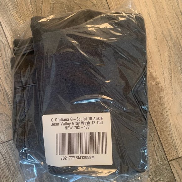 NWT G GIULIANA G-SCULPT 10 ANKLE JEANS VALLEY GRAY WASH 12T (TALL) - Picture 5 of 7